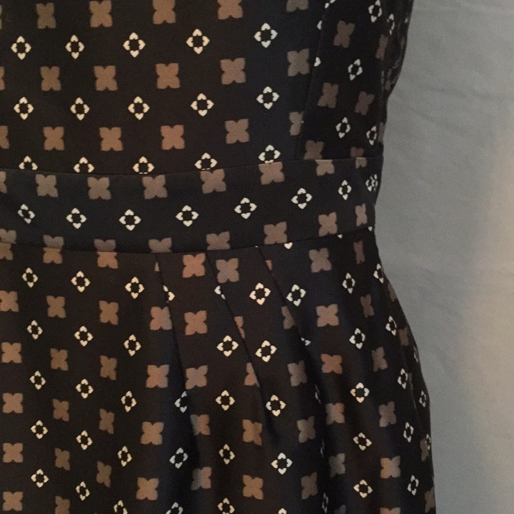 Banana Republic Satin black strapless dress - Picture 2 of 4